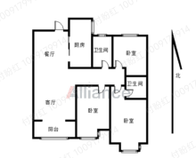 (菏泽)名门世都3室2卫有证带装修71.9万116m²出售